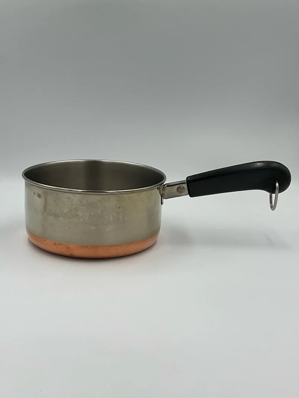 Vintage 1qt 1801 Revere Ware Copper-clad Stainless Steel Saucepan -No Lid